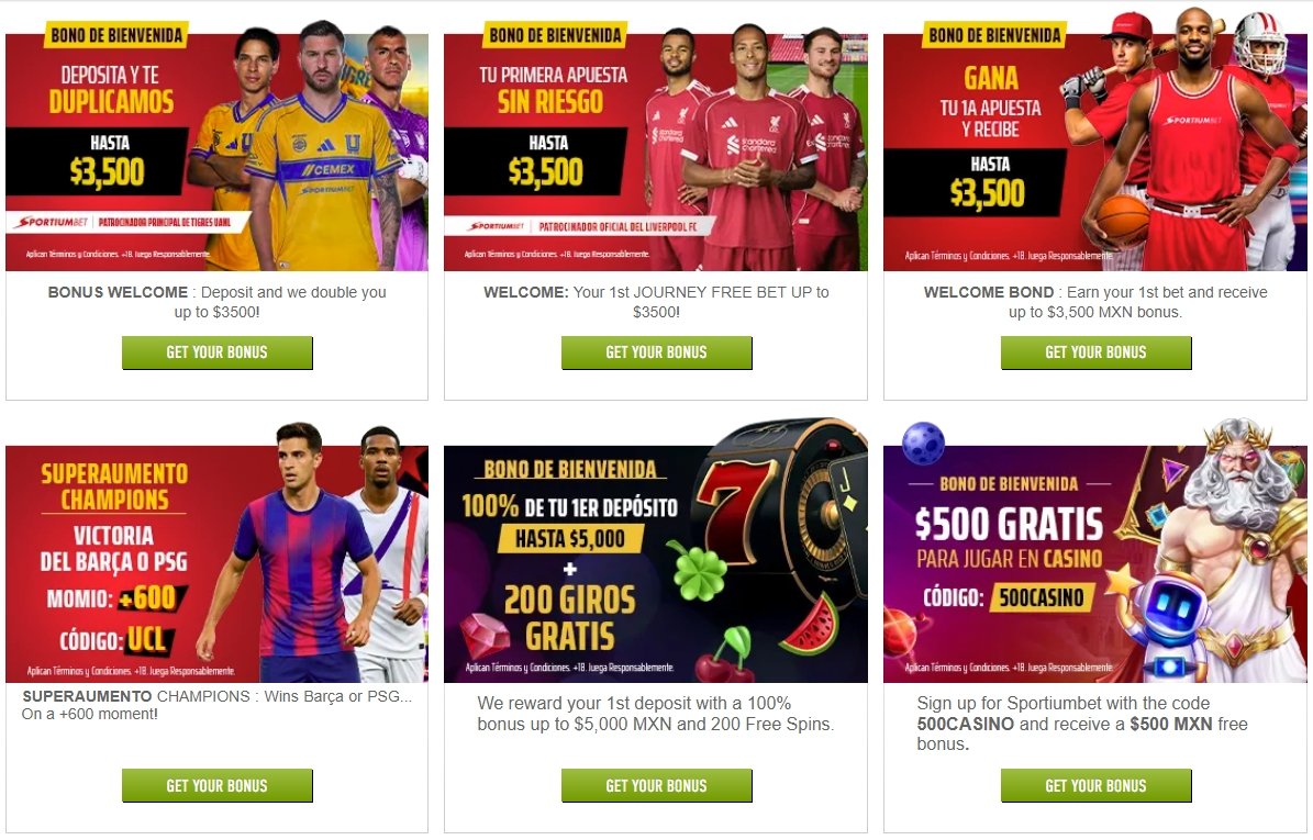 promociones sportium